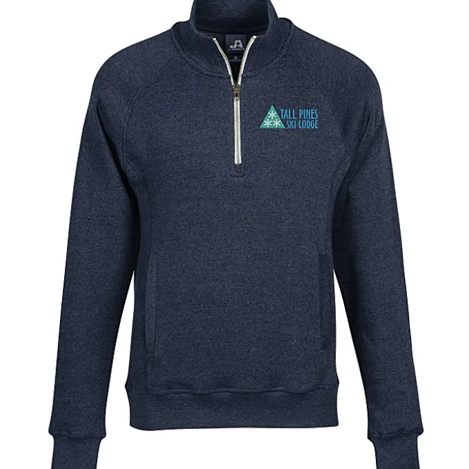 J. America Tri-Blend 1/4-Zip Pullover