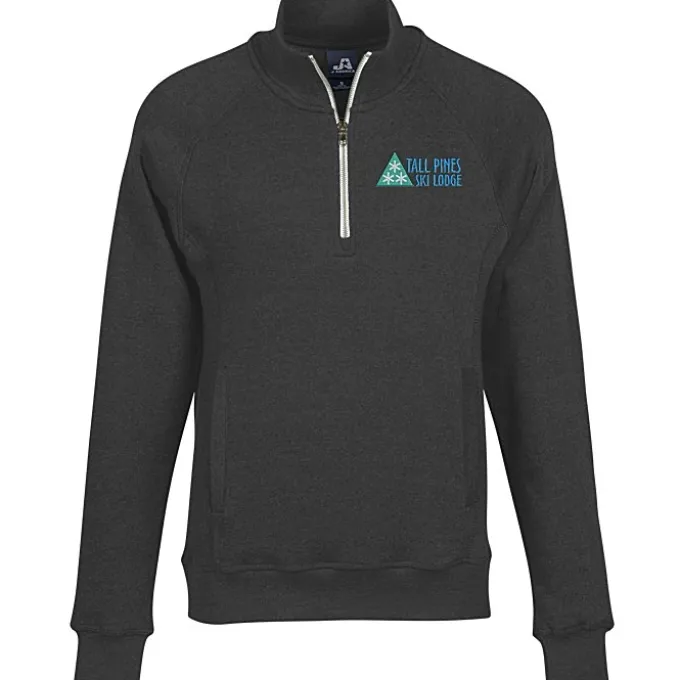 J. America Tri-Blend 1/4-Zip Pullover