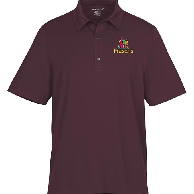 JAQ Snap Up Stretch Performance Polo - Men's