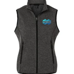 Jasper Jacquard Fleece Vest - Ladies'