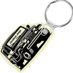 Jeep Soft Keychain - Opaque