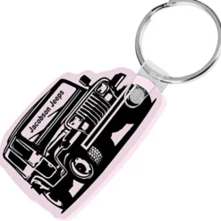 Jeep Soft Keychain - Opaque