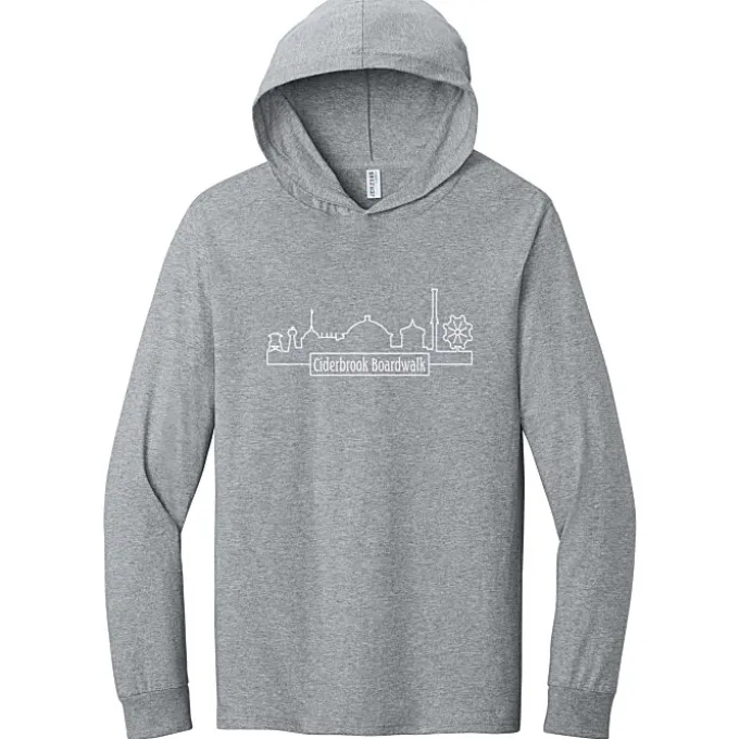 Jerzees Classics Cotton Long Sleeve Hooded T-Shirt - Screen