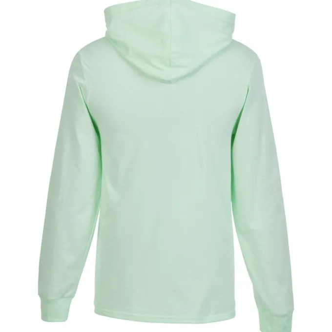 Jerzees Classics Cotton Long Sleeve Hooded T-Shirt - Screen