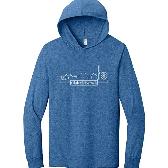 Jerzees Classics Cotton Long Sleeve Hooded T-Shirt - Screen