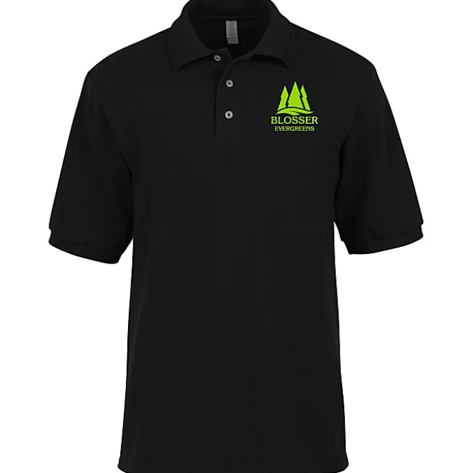 Jerzees Double Mesh Ringspun Cotton Polo - Men's - Screen