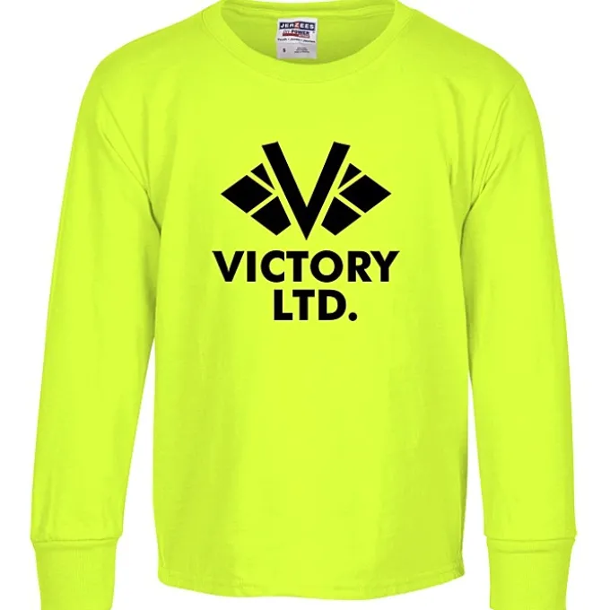 Jerzees Dri-Power 50/50 LS T-Shirt - Youth - Screen