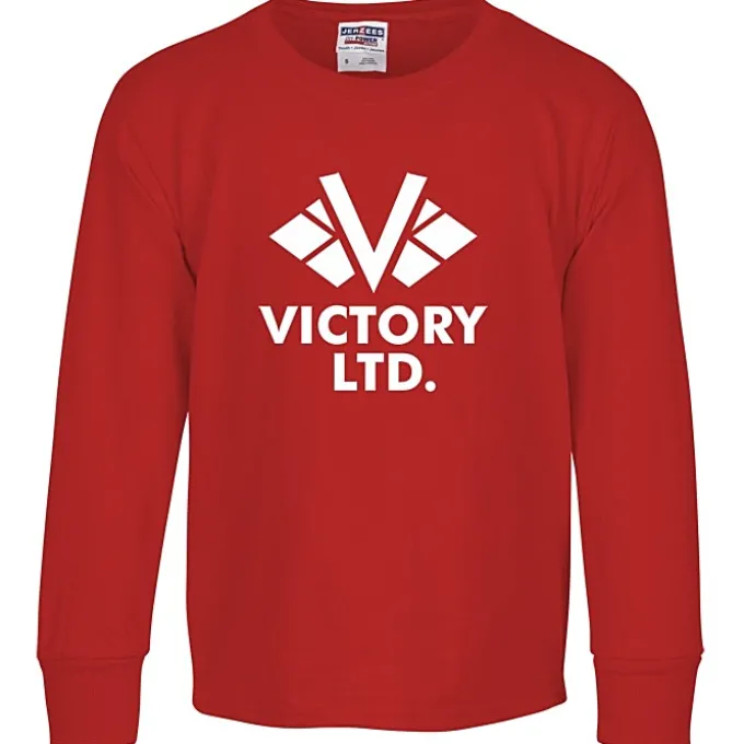 Jerzees Dri-Power 50/50 LS T-Shirt - Youth - Screen