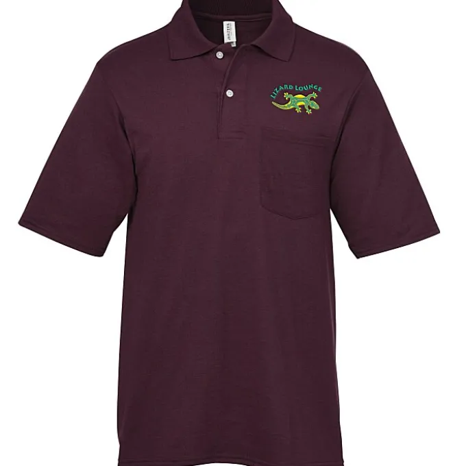 Jerzees Dri-Power Pocket Polo - Embroidered