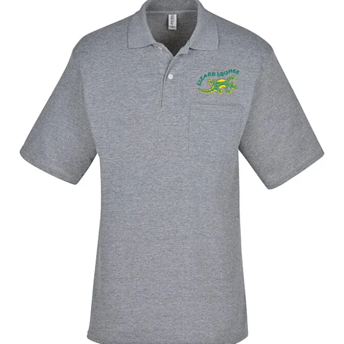 Jerzees Dri-Power Pocket Polo - Embroidered