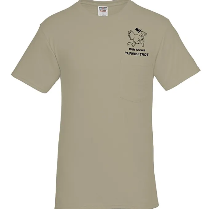 Jerzees Dri-Power 50/50 Pocket T-Shirt - Men's