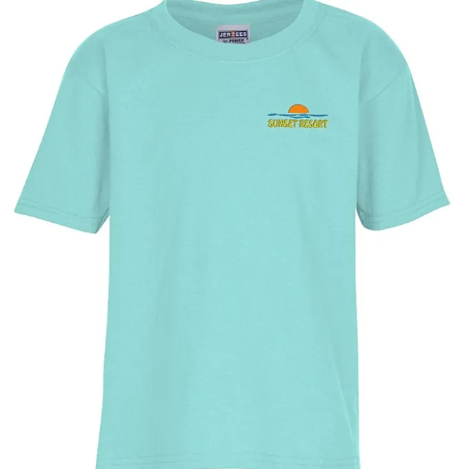 Jerzees Dri-Power 50/50 T-Shirt - Youth - Embroidered