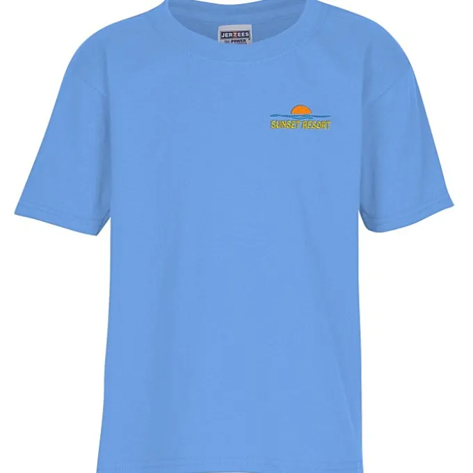 Jerzees Dri-Power 50/50 T-Shirt - Youth - Embroidered