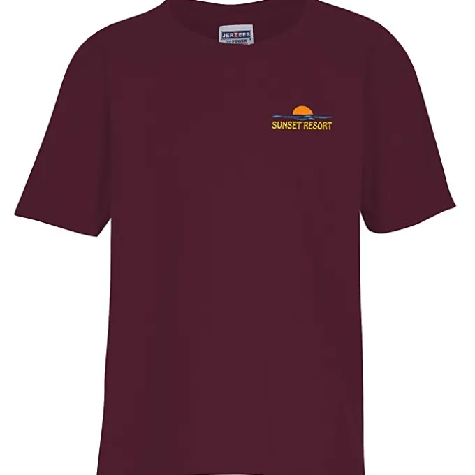 Jerzees Dri-Power 50/50 T-Shirt - Youth - Embroidered