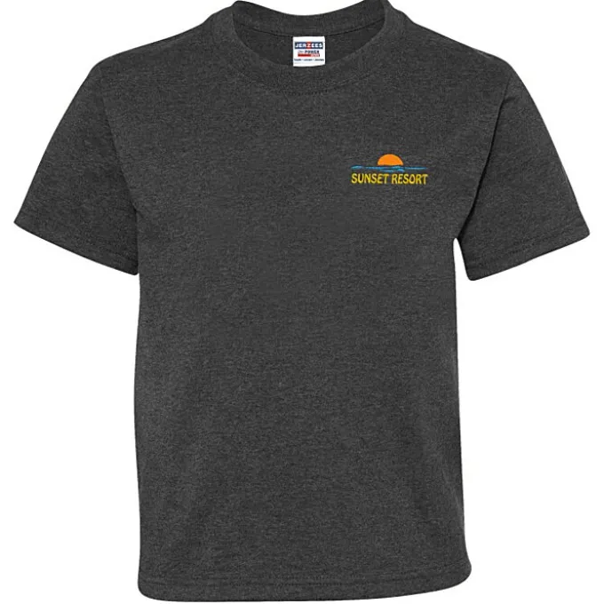 Jerzees Dri-Power 50/50 T-Shirt - Youth - Embroidered