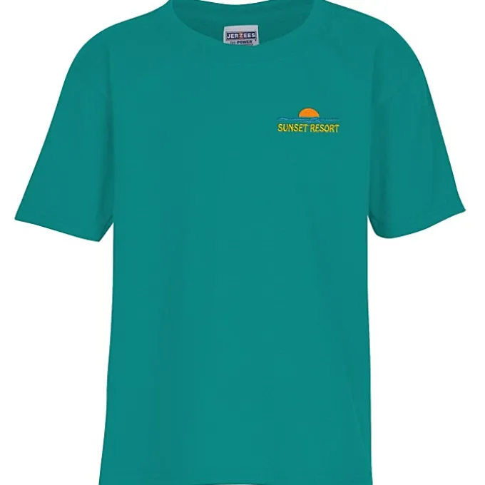 Jerzees Dri-Power 50/50 T-Shirt - Youth - Embroidered
