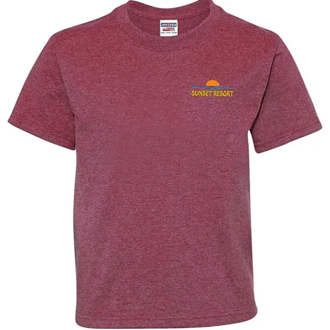 Jerzees Dri-Power 50/50 T-Shirt - Youth - Embroidered