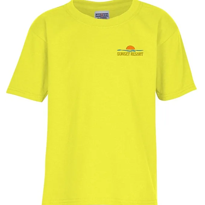 Jerzees Dri-Power 50/50 T-Shirt - Youth - Embroidered