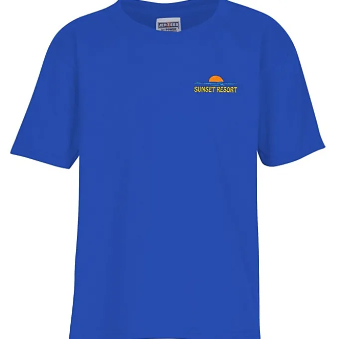 Jerzees Dri-Power 50/50 T-Shirt - Youth - Embroidered