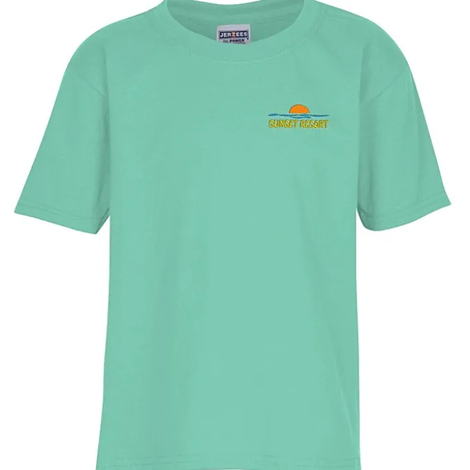 Jerzees Dri-Power 50/50 T-Shirt - Youth - Embroidered