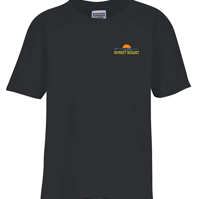 Jerzees Dri-Power 50/50 T-Shirt - Youth - Embroidered