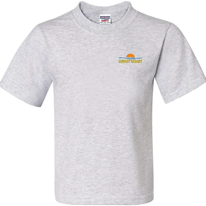 Jerzees Dri-Power 50/50 T-Shirt - Youth - Embroidered