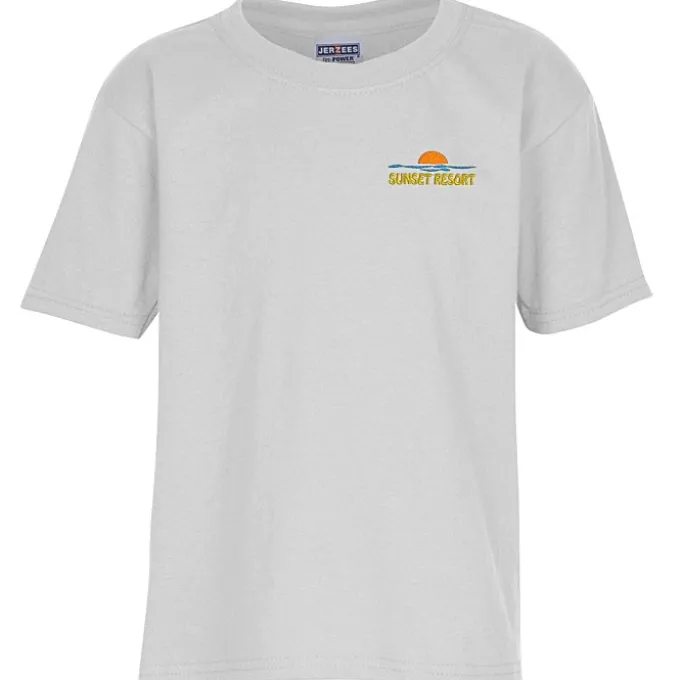 Jerzees Dri-Power 50/50 T-Shirt - Youth - Embroidered