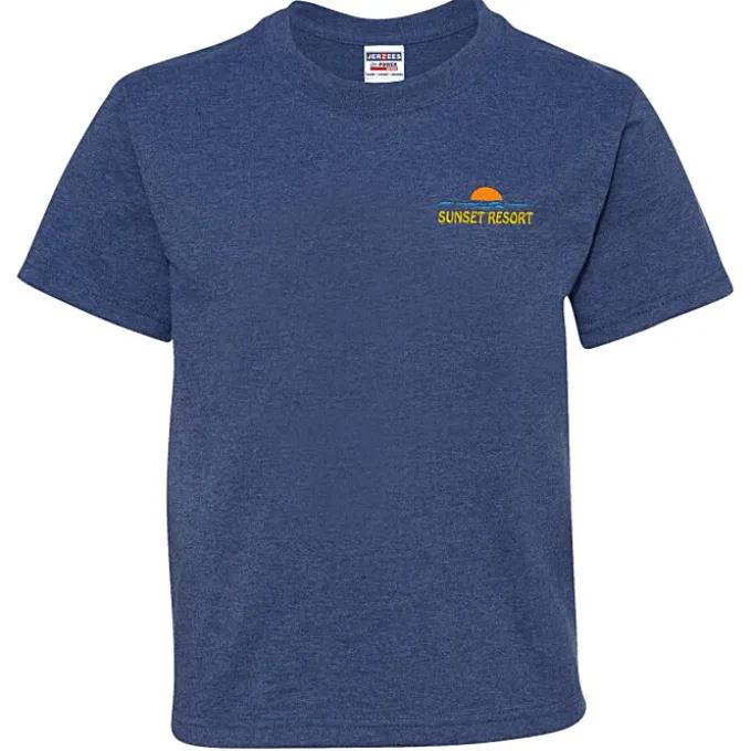 Jerzees Dri-Power 50/50 T-Shirt - Youth - Embroidered