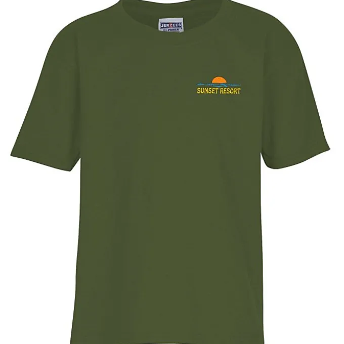 Jerzees Dri-Power 50/50 T-Shirt - Youth - Embroidered