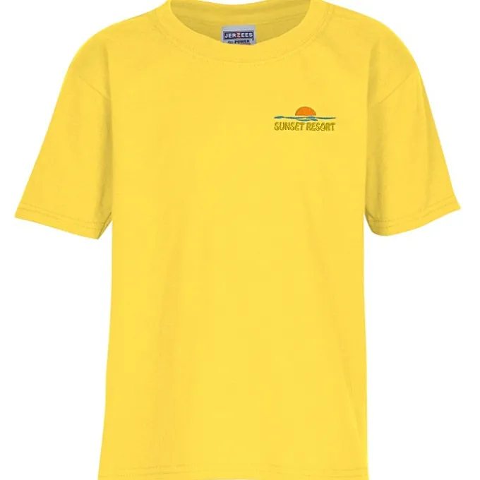 Jerzees Dri-Power 50/50 T-Shirt - Youth - Embroidered