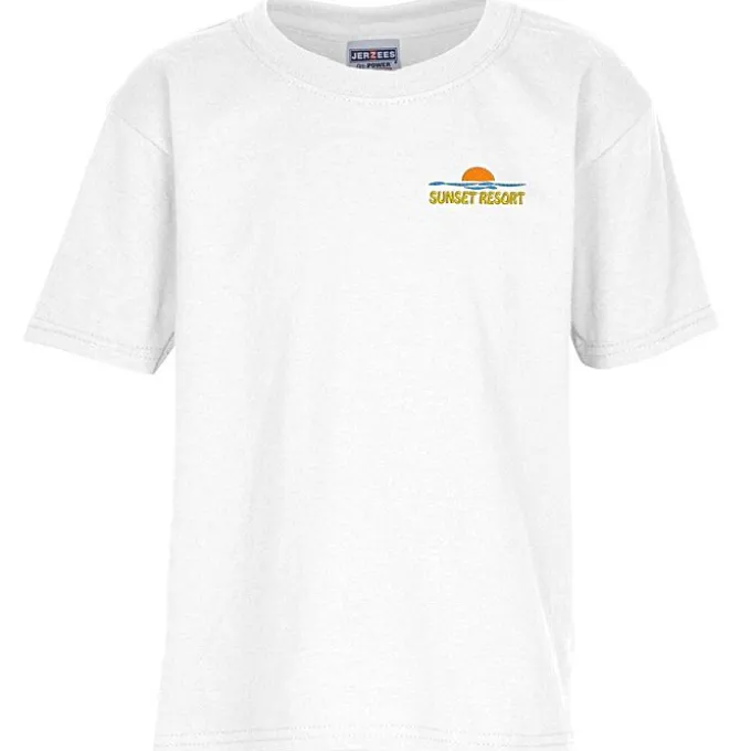 Jerzees Dri-Power 50/50 T-Shirt - Youth - Embroidered