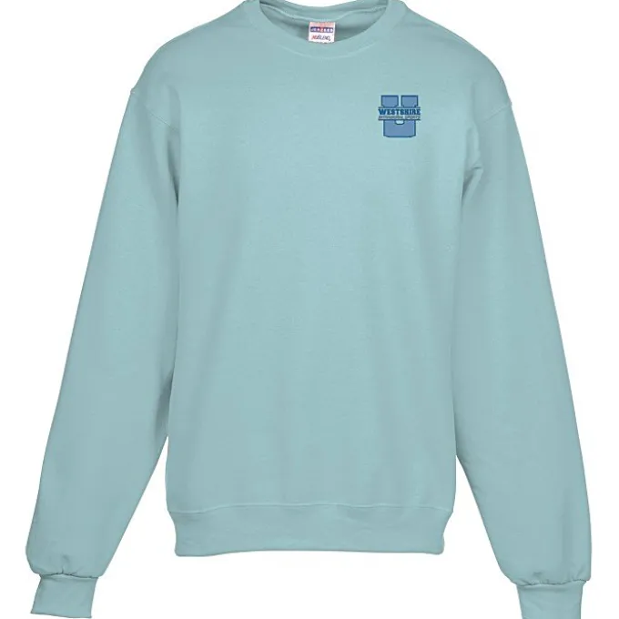 Jerzees NuBlend Crewneck Sweatshirt - Embroidered