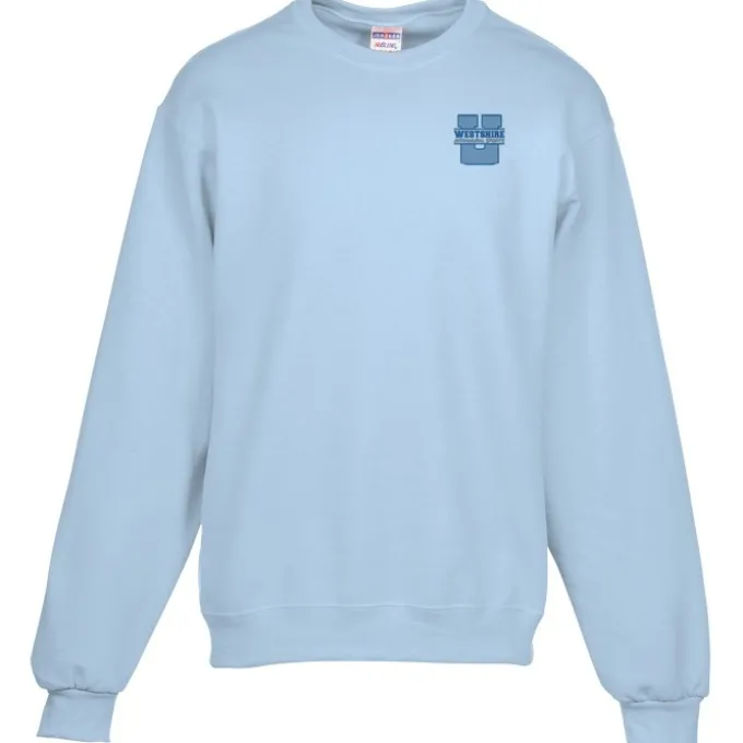 Jerzees NuBlend Crewneck Sweatshirt - Embroidered