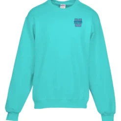 Jerzees NuBlend Crewneck Sweatshirt - Embroidered