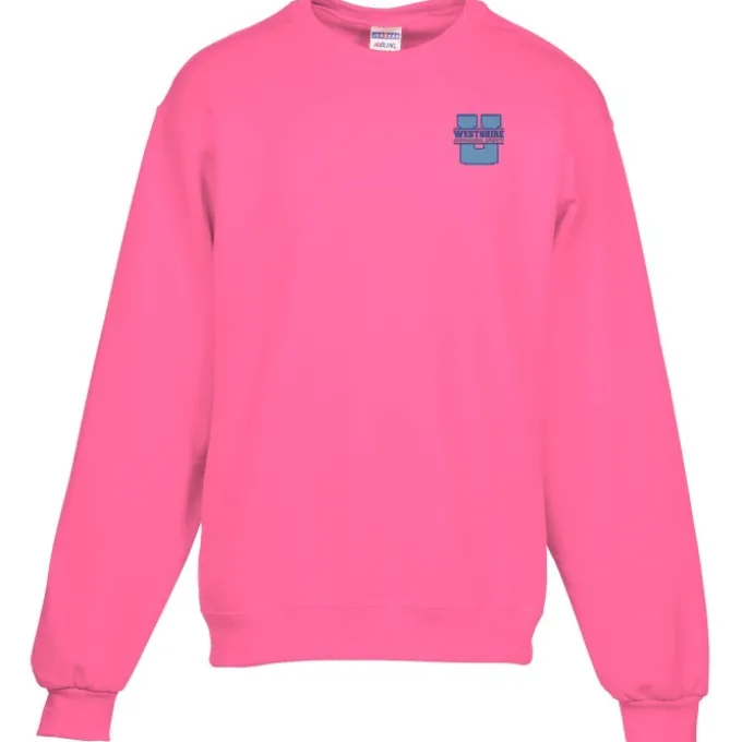 Jerzees NuBlend Crewneck Sweatshirt - Embroidered