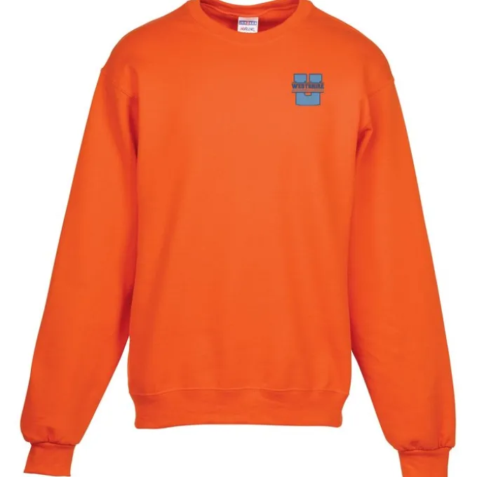 Jerzees NuBlend Crewneck Sweatshirt - Embroidered
