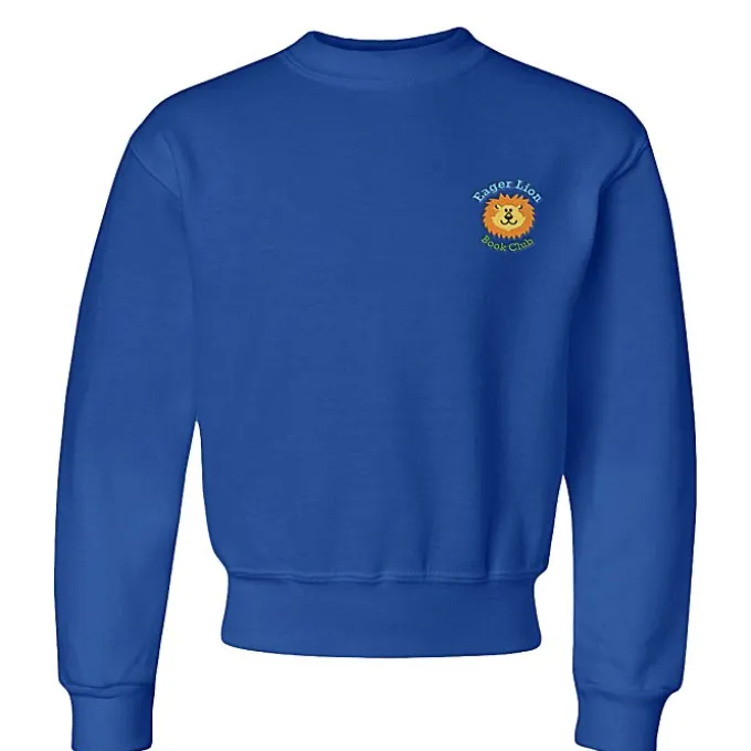 Jerzees NuBlend Crewneck Sweatshirt - Youth - Embroidered