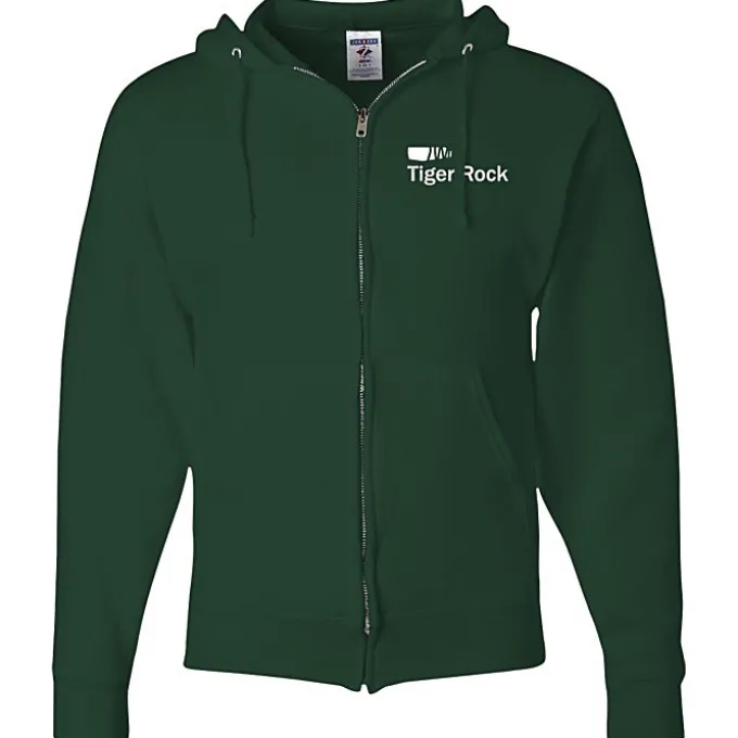 Jerzees NuBlend Full-Zip Hooded Sweatshirt - Screen