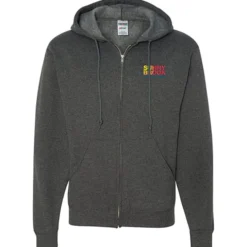 Jerzees NuBlend Full-Zip Hooded Sweatshirt - Embroidered