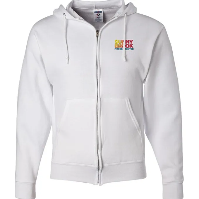Jerzees NuBlend Full-Zip Hooded Sweatshirt - Embroidered