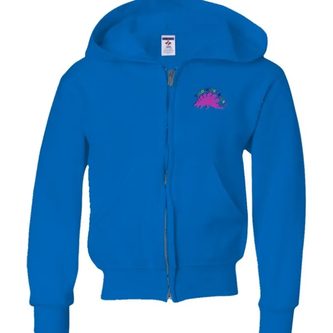 Jerzees NuBlend Full-Zip Hooded Sweatshirt - Youth - Embroidered