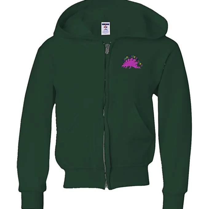 Jerzees NuBlend Full-Zip Hooded Sweatshirt - Youth - Embroidered