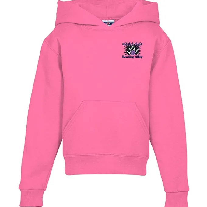 Jerzees Nublend Hooded Sweatshirt - Youth - Embroidered