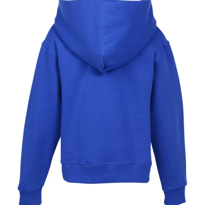 Jerzees Nublend Hooded Sweatshirt - Youth - Embroidered