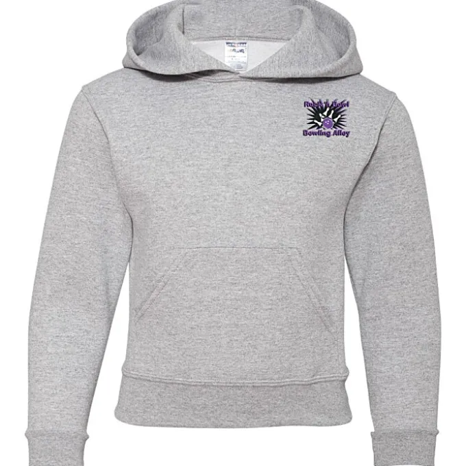 Jerzees Nublend Hooded Sweatshirt - Youth - Embroidered