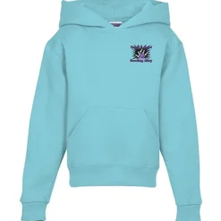 Jerzees Nublend Hooded Sweatshirt - Youth - Embroidered