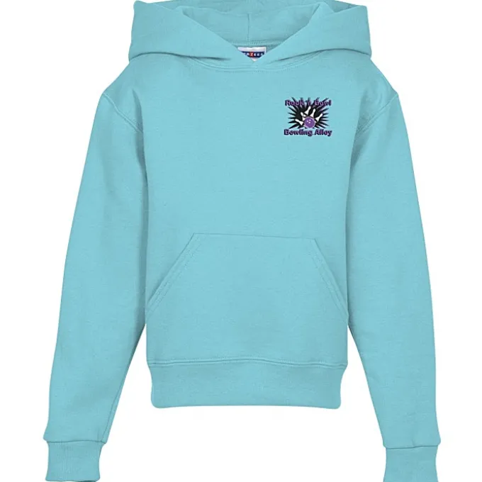 Jerzees Nublend Hooded Sweatshirt - Youth - Embroidered