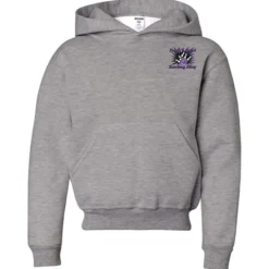 Jerzees Nublend Hooded Sweatshirt - Youth - Embroidered