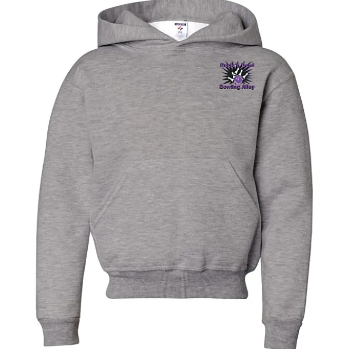 Jerzees Nublend Hooded Sweatshirt - Youth - Embroidered