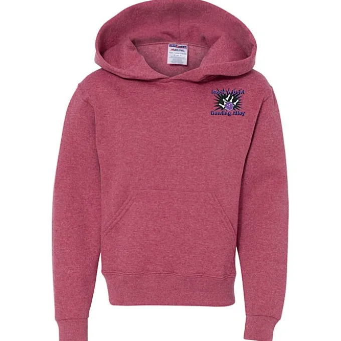 Jerzees Nublend Hooded Sweatshirt - Youth - Embroidered